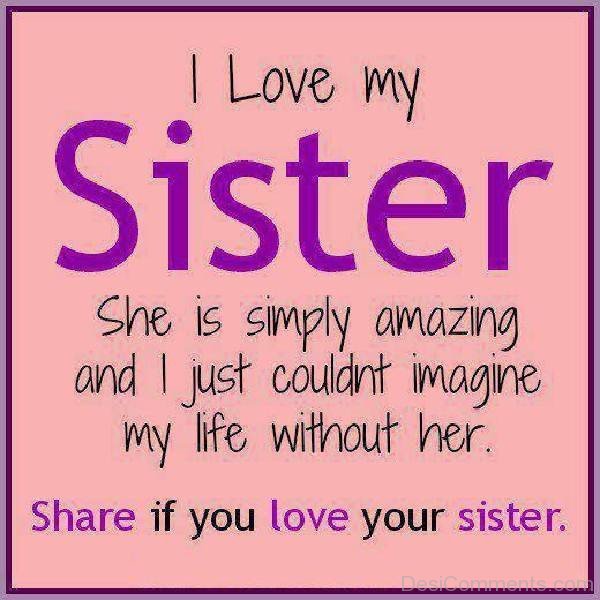 I love my sister-DC061