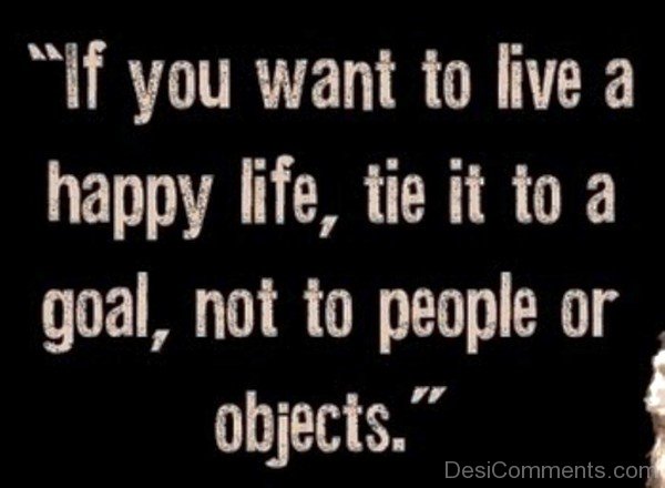 If You Want To Live a Happy Life- DC 717