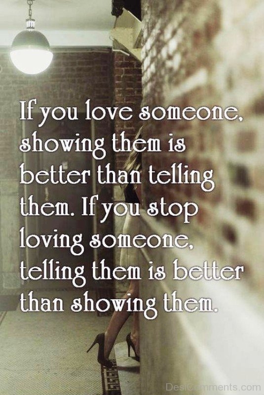 If you love someone