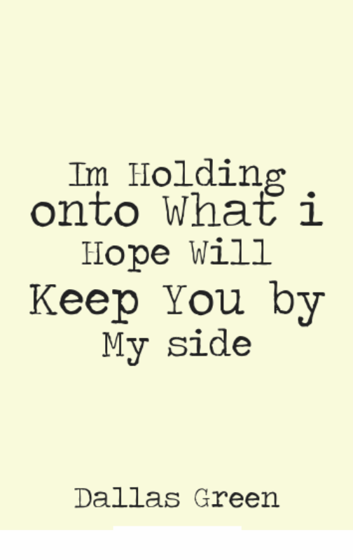 I’m Holding
