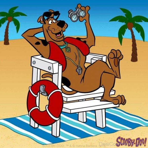 Image Of Scooby Doo Sitting On Chair