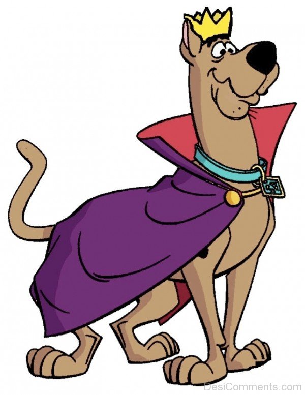 Image Of Scooby Doo Wearing A Crown