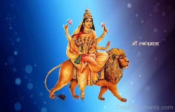 Image Of Skandamata Maa – Happy Navratri