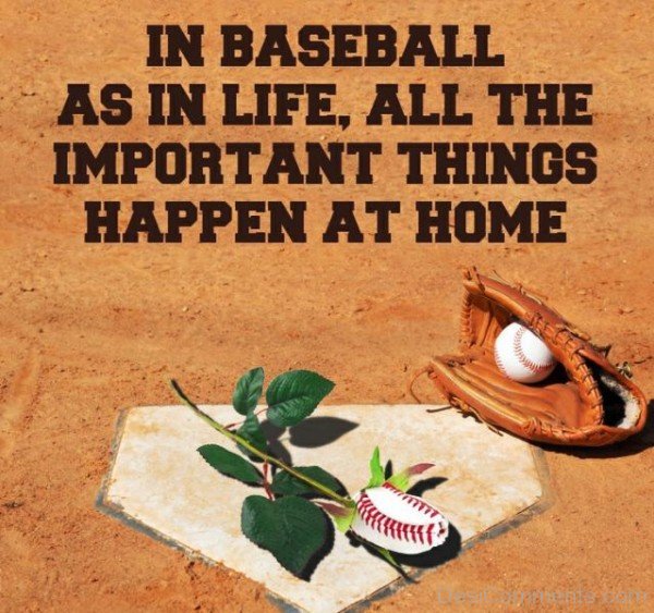 In Baseball As In Life