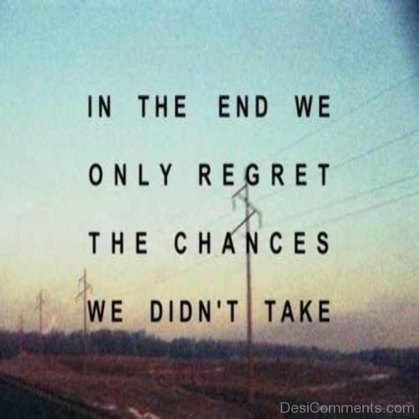 In The End We Only Regret-Dc099