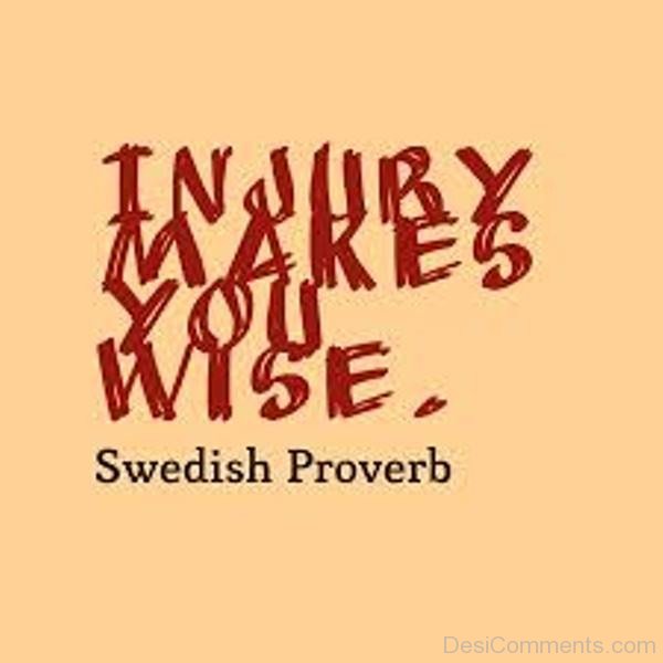 Injury Makes You Wise-DC38