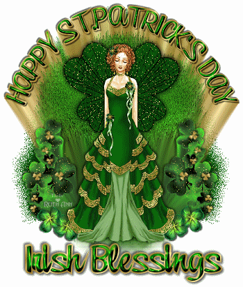 Irish Beautiful Princess Wishing St Patricks Day