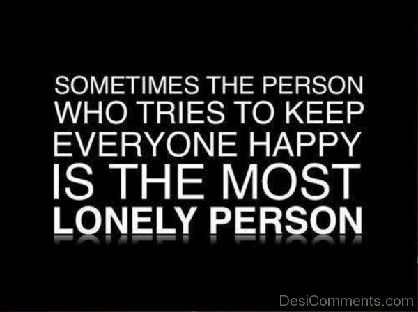 Is the most lonely person-dc018060