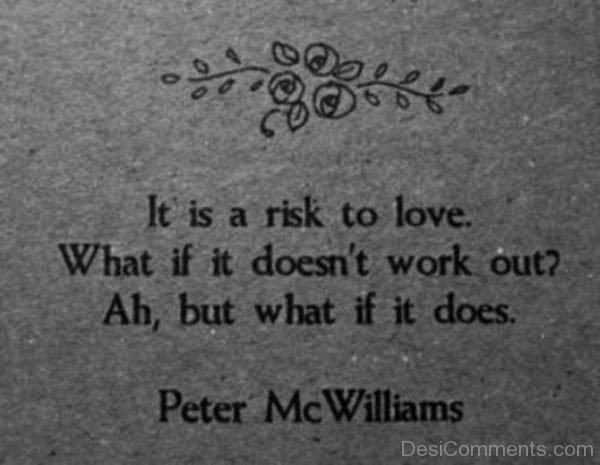 It Is A Risk To Love-Dc101