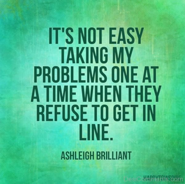 It’s Not Easy