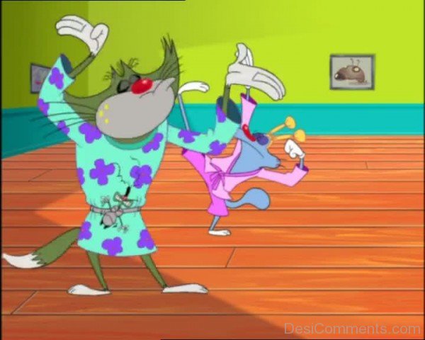 Jack And Oggy Dancing-DESI440