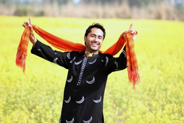 Jarnail Aielonn In Bhangra Style Pose