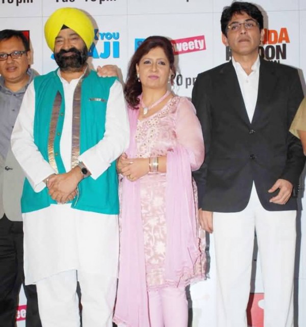 Jaspal Bhatti And Wife Savita In A Event