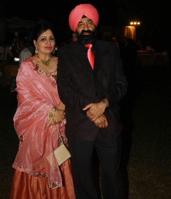 Jaspal Bhatti And Wife Savita In A Event