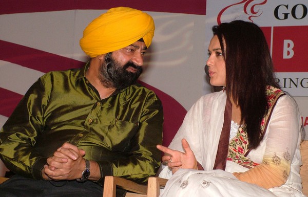 Jaspal Bhatti With Preity Zinta