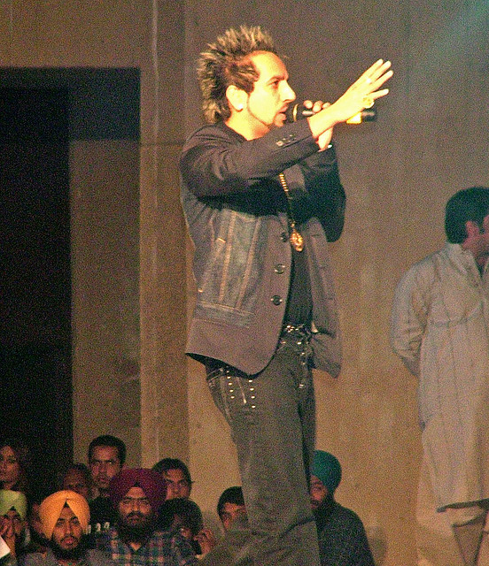 Jazzy B  During A Stage Show