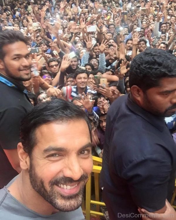 John Abraham At Pune