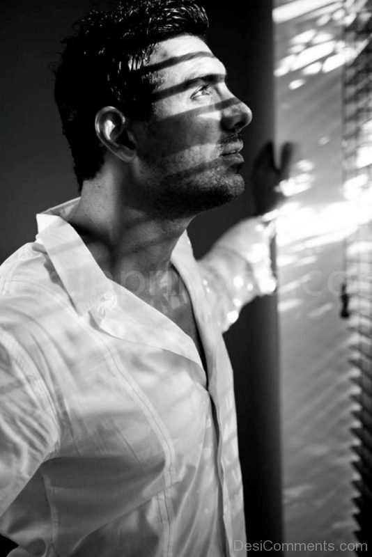 John Abraham Black And White Photo