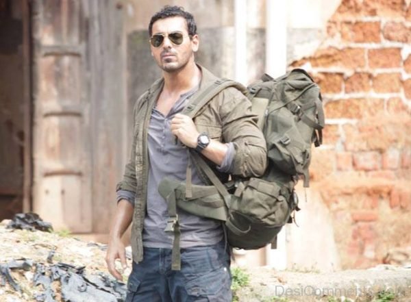 John Abraham Wearing Goggles-DC30