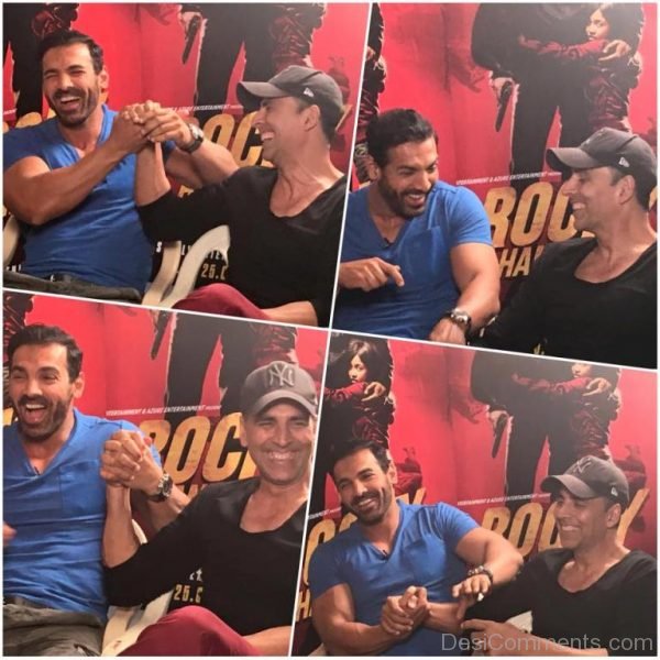 John Abraham With Akshay-DC31