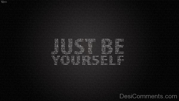 Just  Be Yourself Image-Dc23