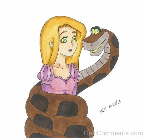 Kaa Holding Rapunzel