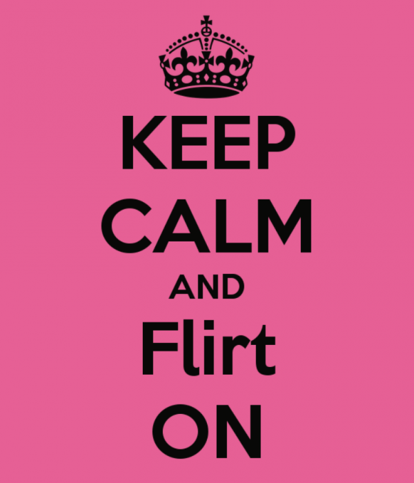 Keep Calm And Flirt On-DC26