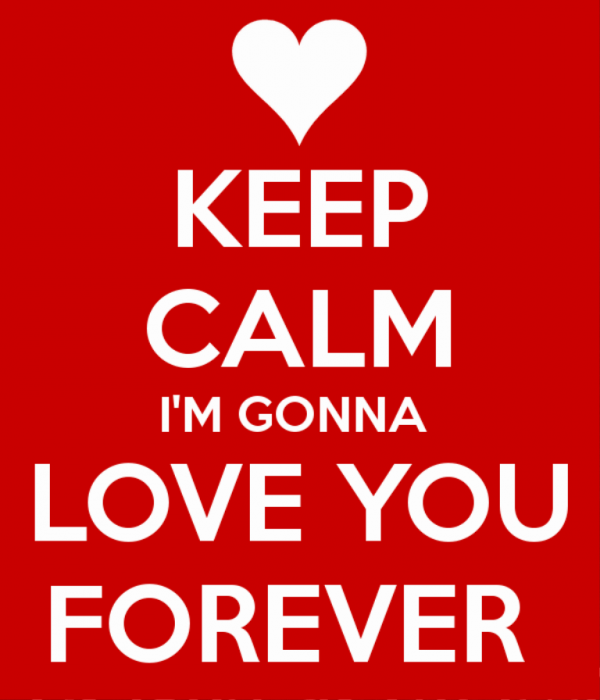 Keep Calm I'm Gonna Love You Forever-sdf616DESI13