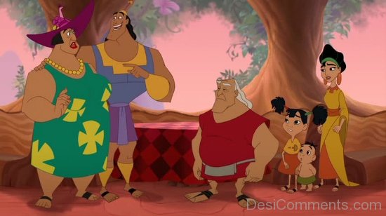 Kronk With Family