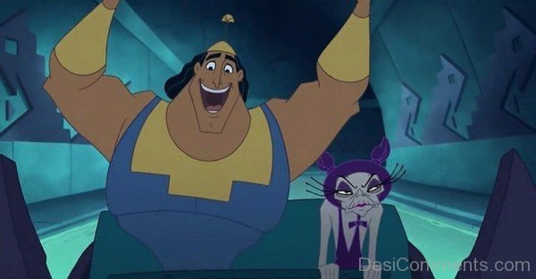 Kronk With Yzma Looking Exicted-DESI035