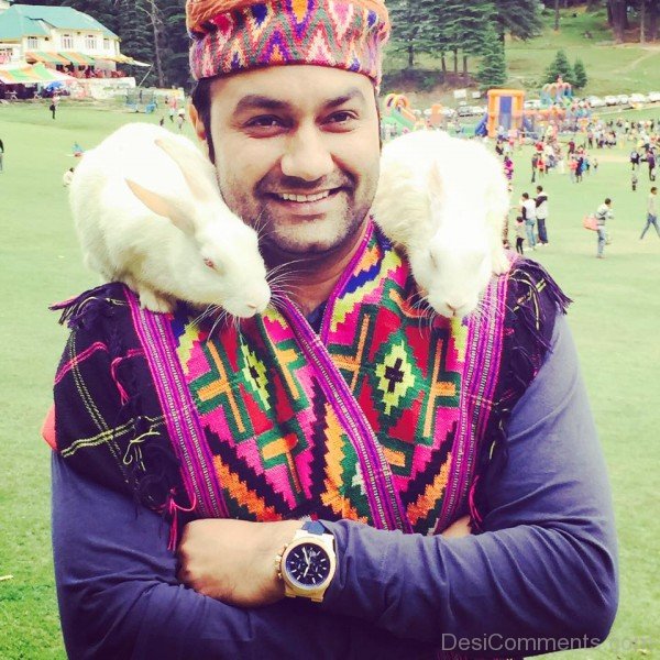 Lakhwinder Wadali During Shoot