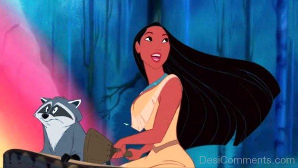 Laughing Pocahontas