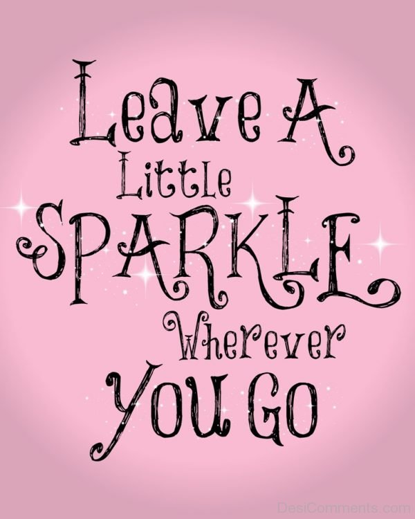 Leave A Little Sparkle-Dc113