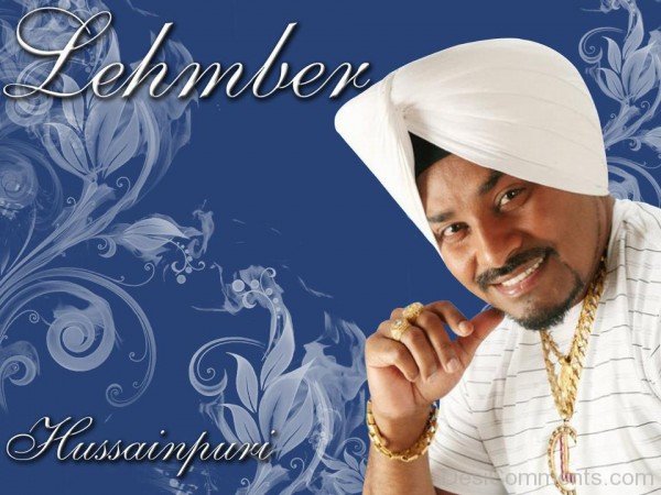 Lehmber Hussainpuri Wearing White Turban