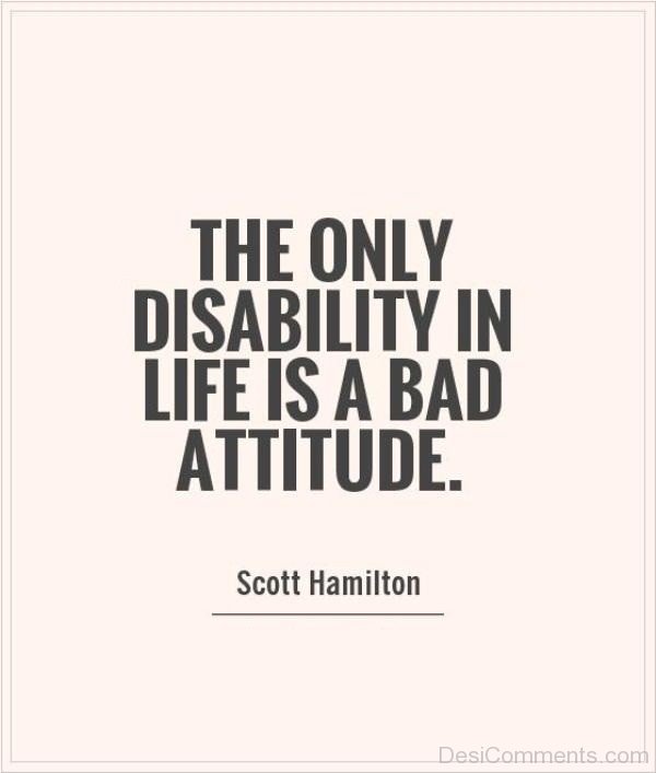 Life Is A Bad Attitude