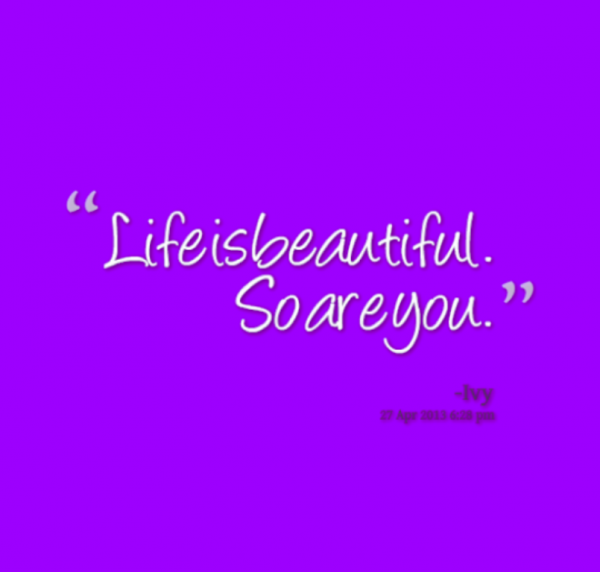 Life Is Beautiful So Are You-DC058
