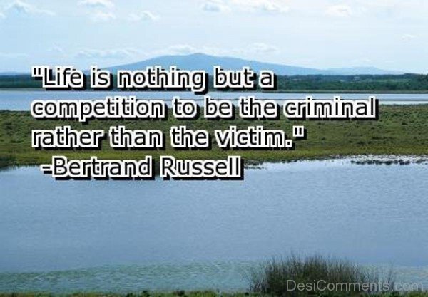 Life Is Nothing But Competition To Be The Criminal Rather Than The Victim-DC304
