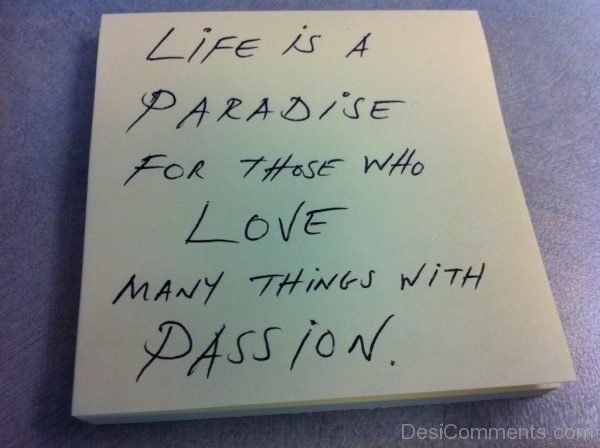 Life is a paradise