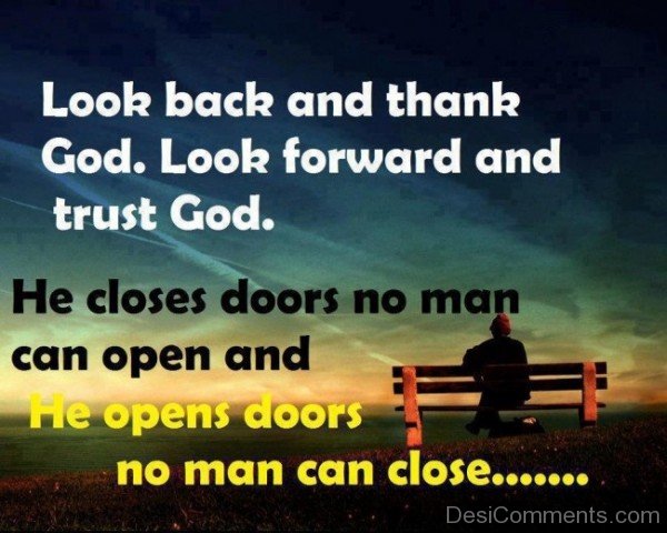 Look Back And Thank God