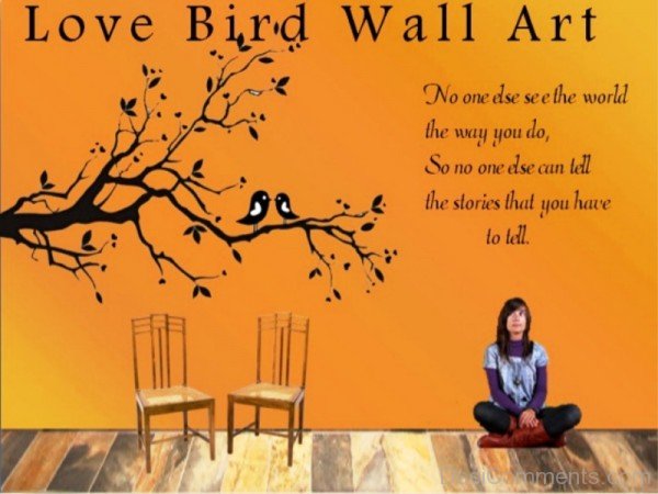 Love Bird Wall Art-dc713