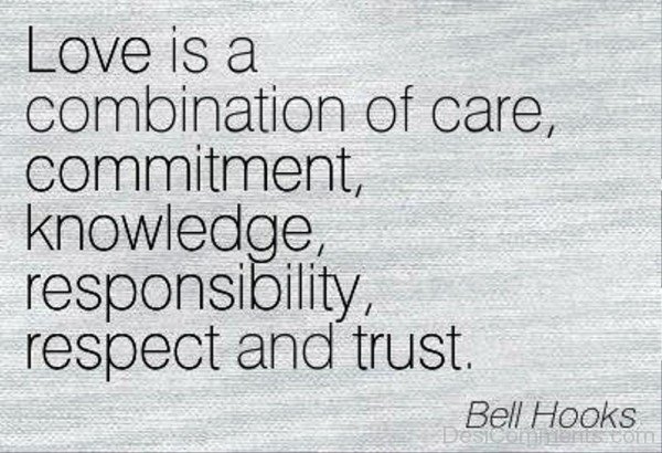 Love Is Combination Of Care,Respect And Trust-dc422