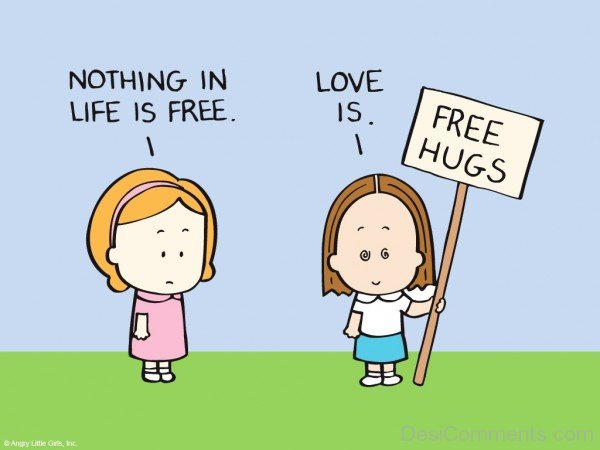 Love Is Free Hugs- dc 77086