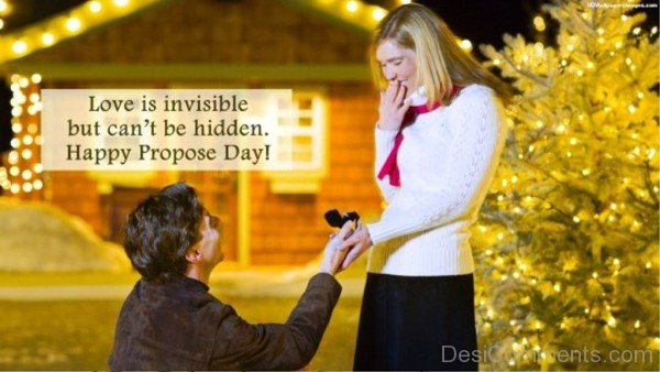 Love Is Invisible But Can’t Be Hidden
