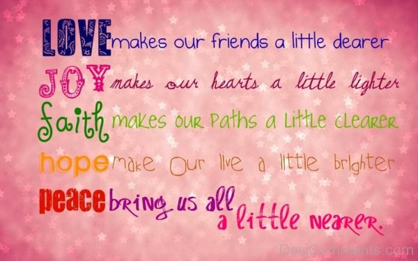 Love Makes Our Friends