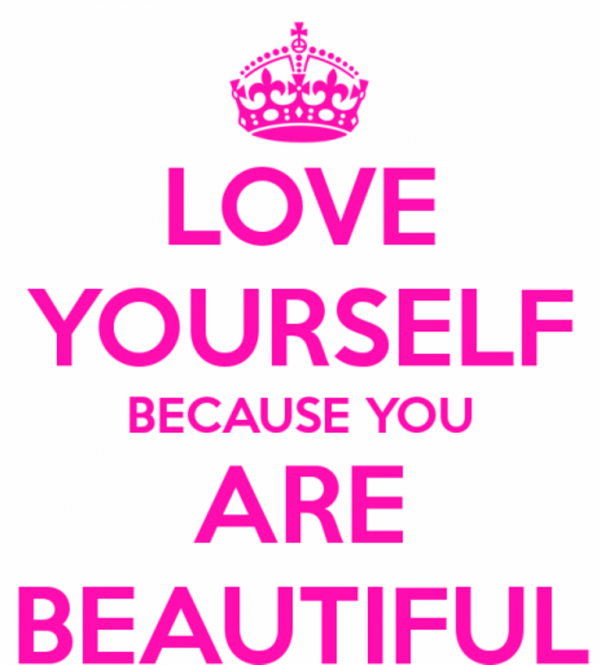 Love Yourself Because You Are Beautiful-DC059