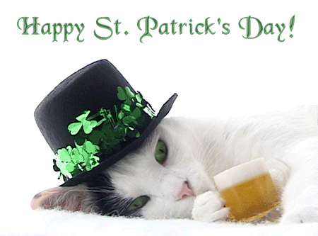 Lovely Cat Wishes You St Patrick’s Day