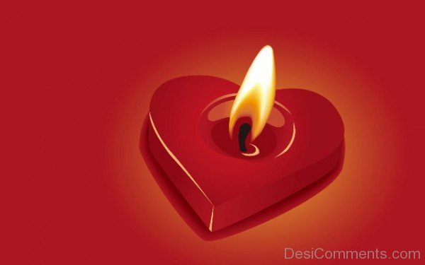 Lover Heart Candle- DC 02130