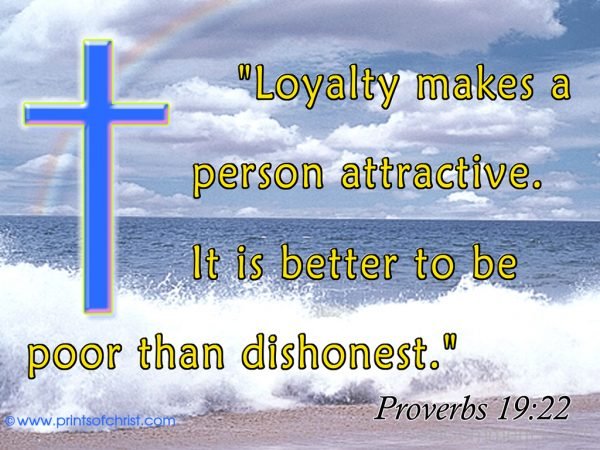 Loyalty makes a person attractive