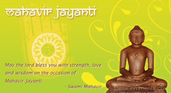 Mahavir Jayanti - May The Lord Bless You
