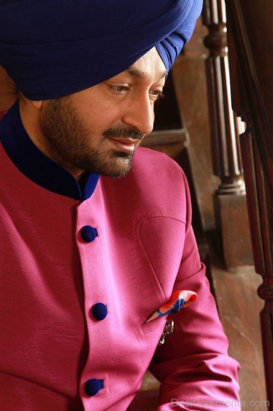 Malkit Singh In Navy Blue Turban